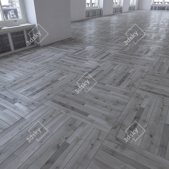  Versatile Laminate Flooring Set 3D model image 2