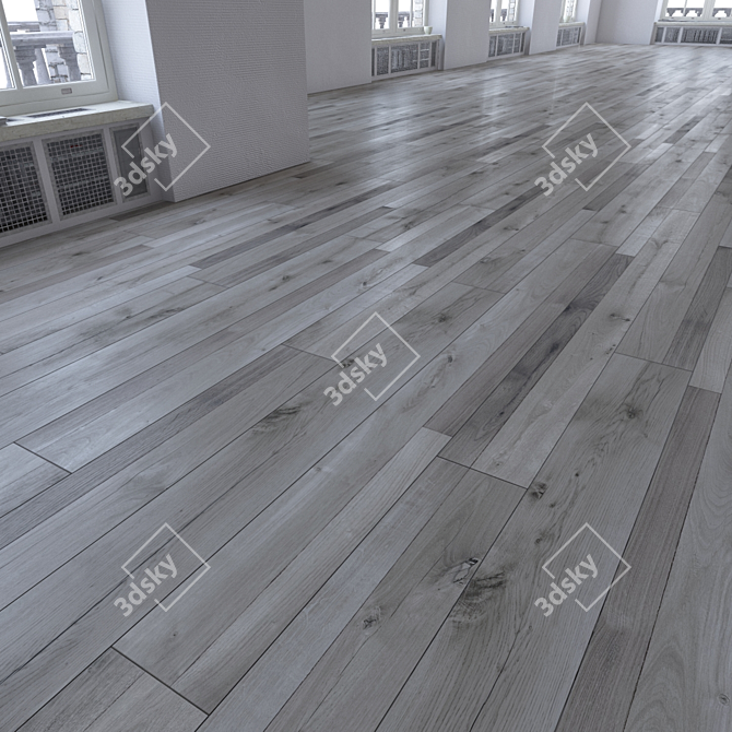  Versatile Laminate Flooring Set 3D model image 3