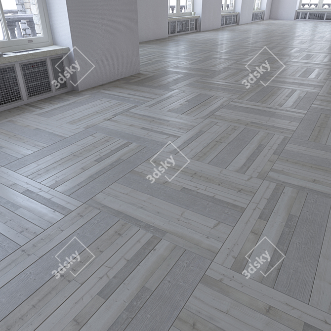 Versatile Laminate Flooring Texture Set 3D model image 2