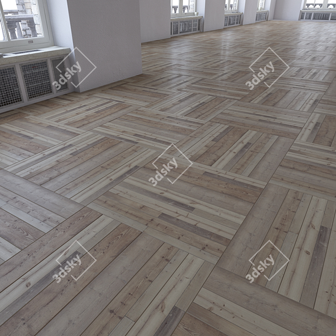 Lush Plank Flooring Set 3D model image 2