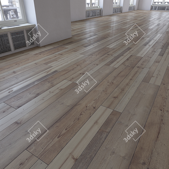 Lush Plank Flooring Set 3D model image 3