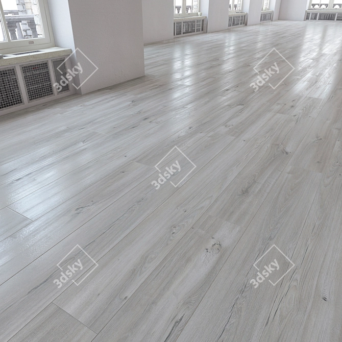 Versatile Laminate Flooring Set 3D model image 3