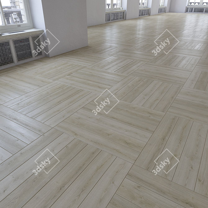 Versatile Laminate Flooring Kit 3D model image 2