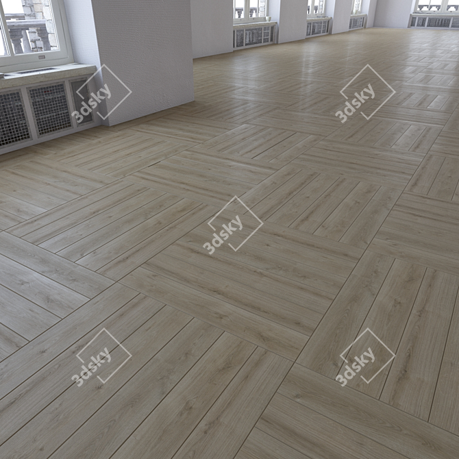 Versatile Laminate Flooring Kit 3D model image 2