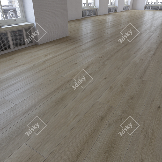 Versatile Laminate Flooring Kit 3D model image 3