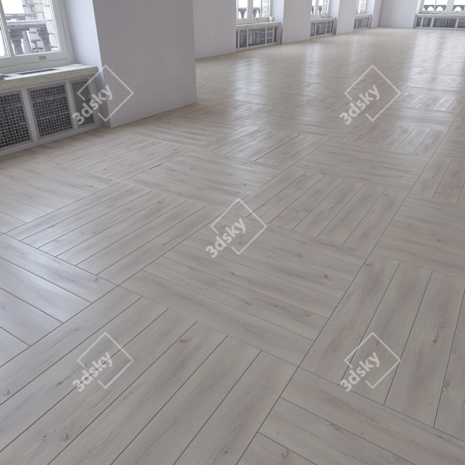 VersaLam Classic: 4-in-1 Laminate Flooring Set 3D model image 2