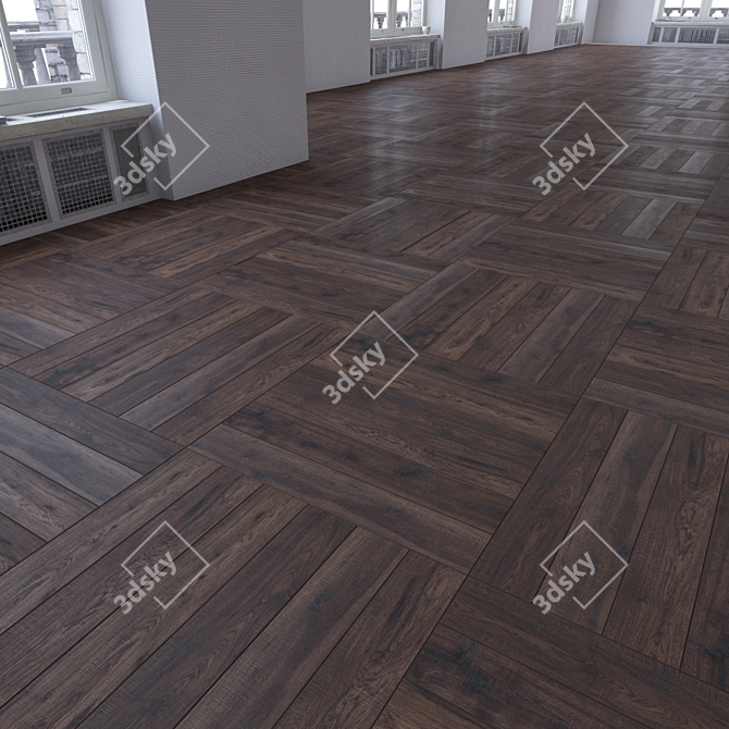 Versatile Laminate Flooring Kit 3D model image 2