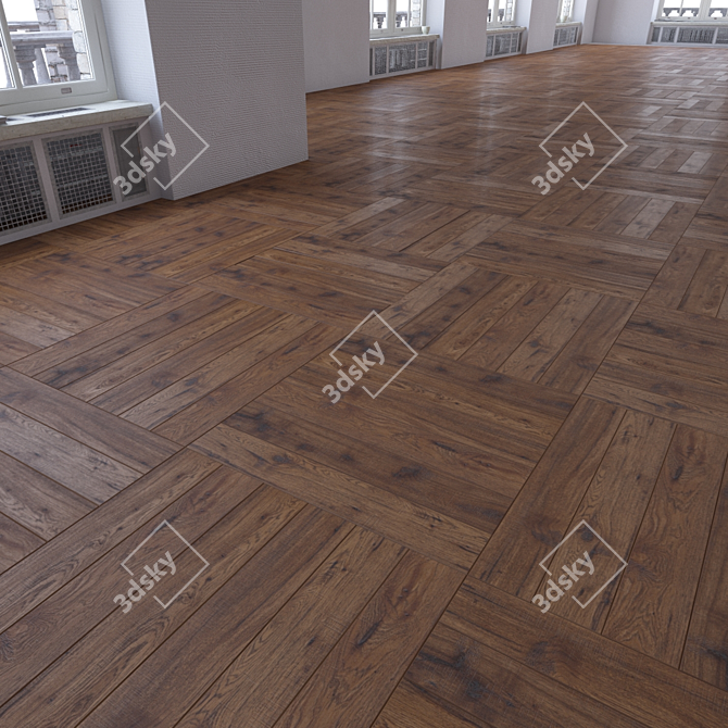 Versatile Laminate Flooring Kit 3D model image 1