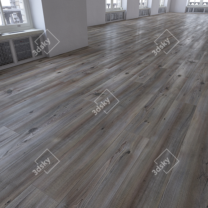 Versatile Laminate Flooring Set 3D model image 3