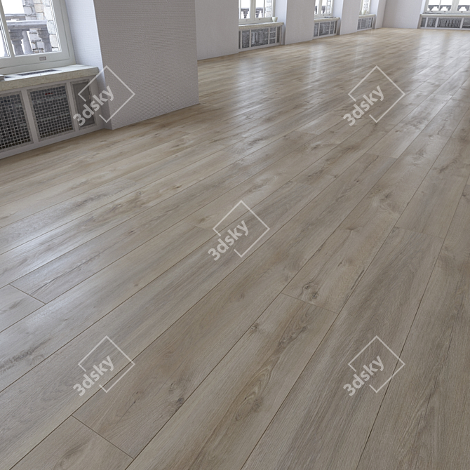 Versatile Laminate Flooring Set 3D model image 3