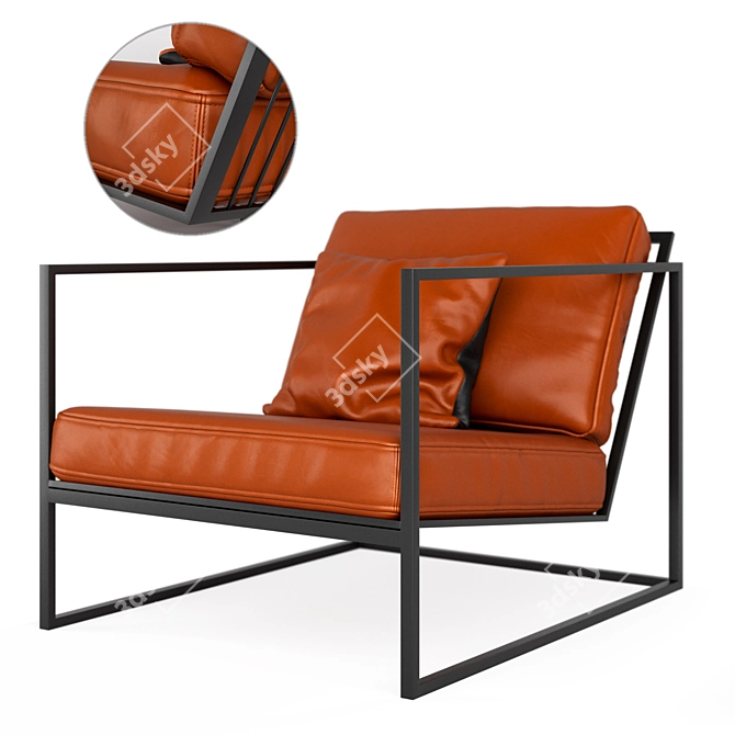 Scandi Loft Chair - Nordwood 3D model image 1