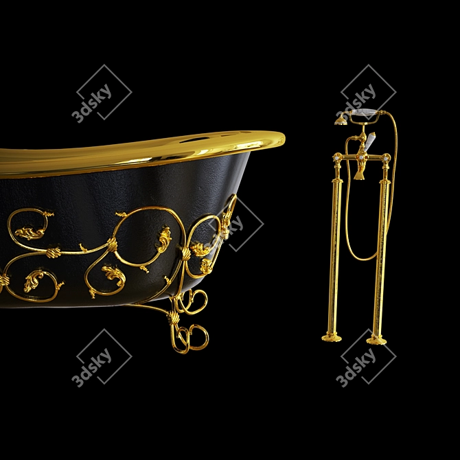3D Bathroom Model - High Quality Design 3D model image 2