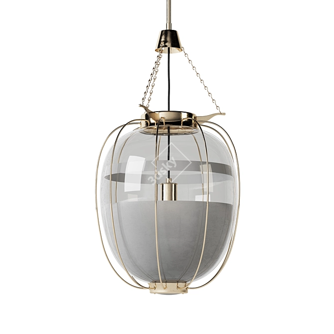 Urban Electric Bowline Pendant: Timeless Elegance 3D model image 1