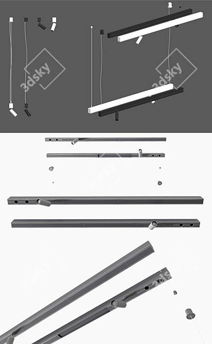 Modular Profile Lighting System - Centrsvet 3D model image 3