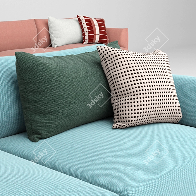 Kettal Boma Customizable Sofa 3D model image 2