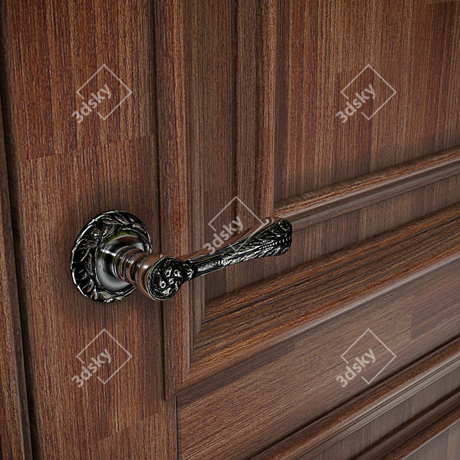 Gracia: Elegant and Versatile Interior Door 3D model image 2