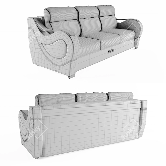 Juliet's Divine Sofa 3D model image 2