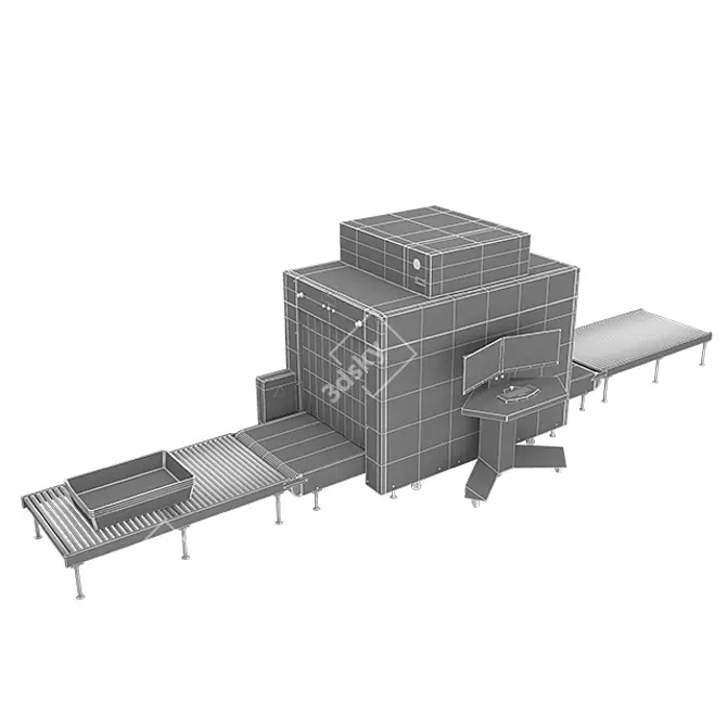 Advanced Airport X-Ray Machine 3D model image 3