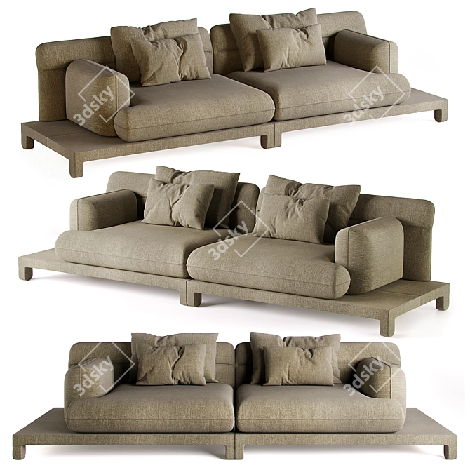 Svoya Sofa - Stylish Comfort 3D model image 1