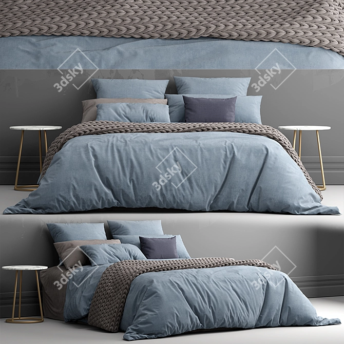 Luxury Adairs Australia Bed 3D model image 1