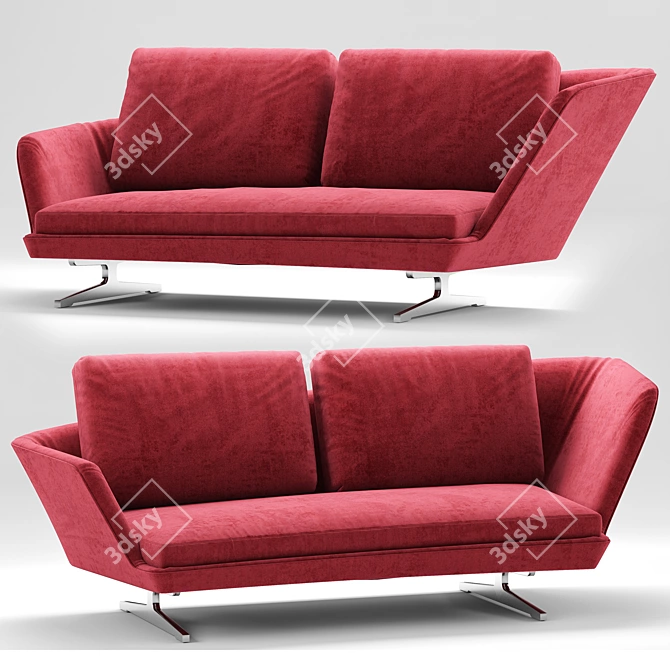 Zeus Comfort Sofa 3D model image 1