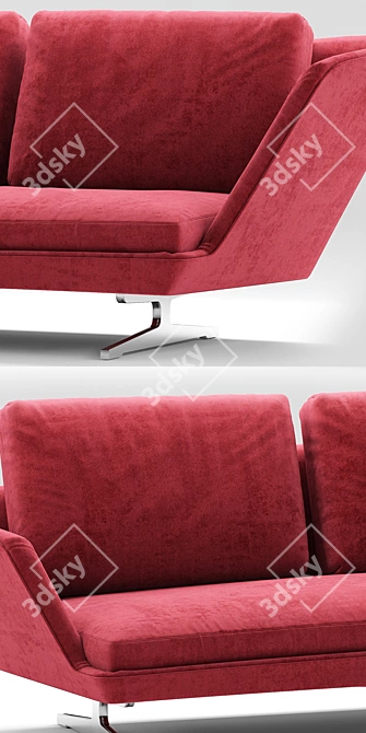 Zeus Comfort Sofa 3D model image 2