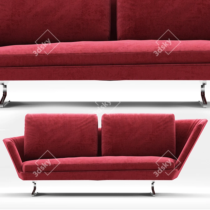 Zeus Comfort Sofa 3D model image 3