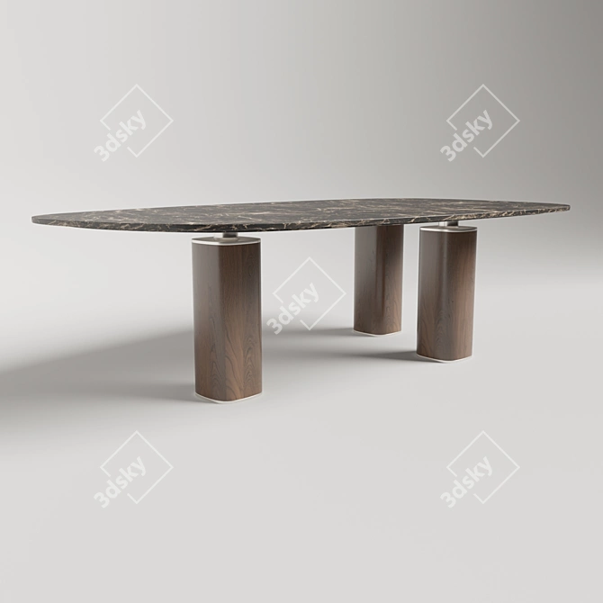 Poltrona Frau JANE: Realistic 3D Table Model 3D model image 1