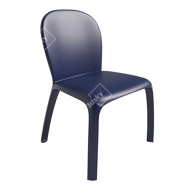 Amelie Chair: Realistic 3D Model for Interior Design 3D model image 1