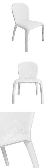 Amelie Chair: Realistic 3D Model for Interior Design 3D model image 3