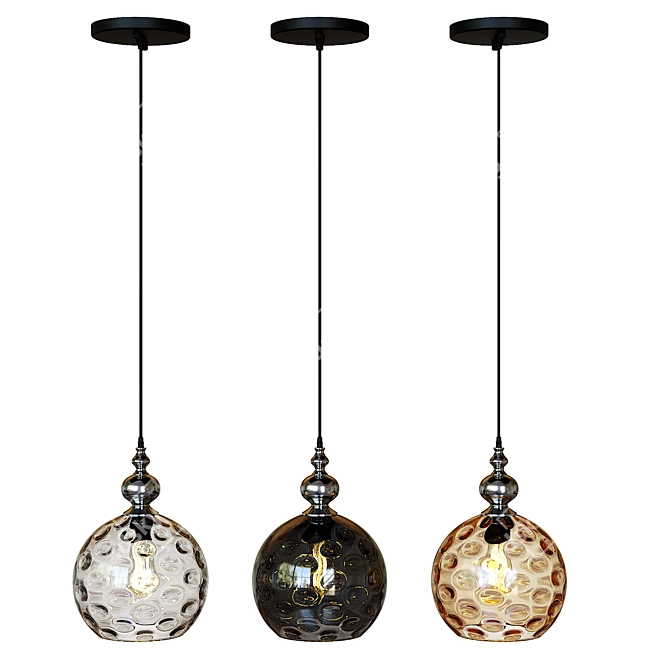 Vintage-inspired Pendant Lamp 3D model image 2