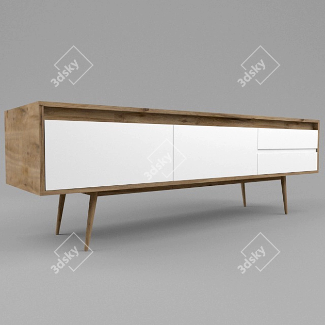 Modern TV Stand | 210x60x75 3D model image 2