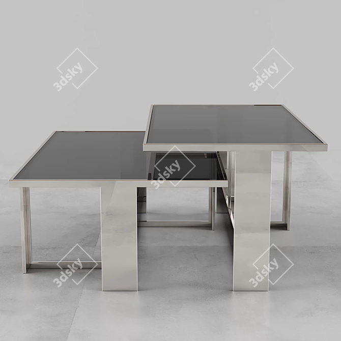 Luxury Ferris Rafauli Coffee Table 3D model image 1