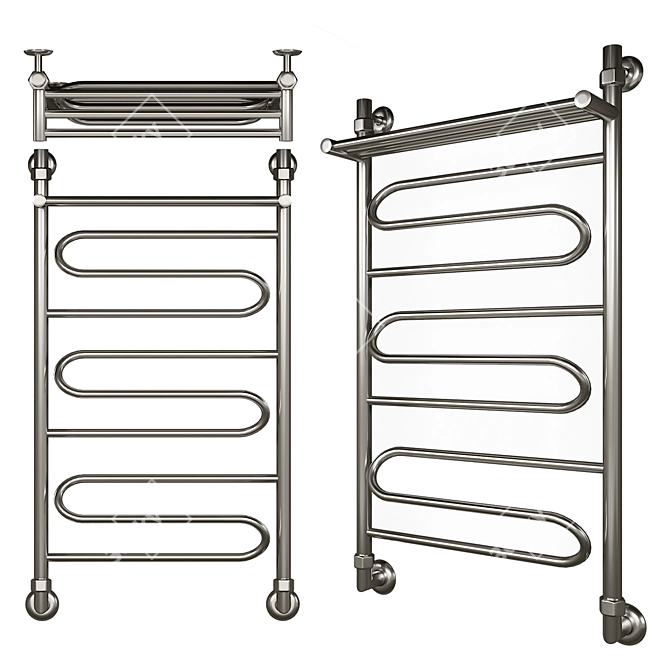 Nick Curve Heated Towel Rail 3D model image 1