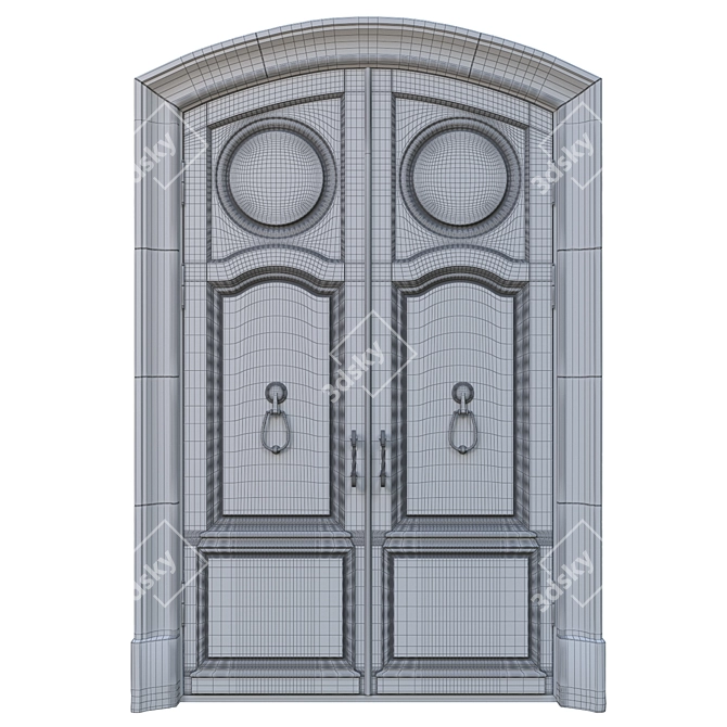 Classic Swing Door 1600*2750 3D model image 3