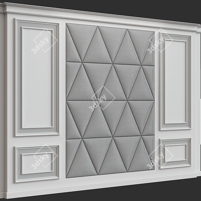 3D Wall Decor: 2013 Max, OBJ, Vray, Corona 3D model image 1