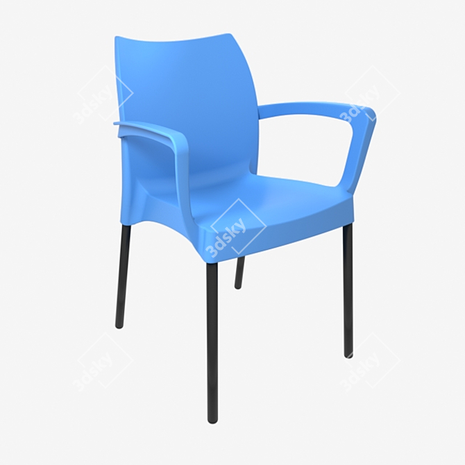 ErgoFlex Chair 3D model image 1