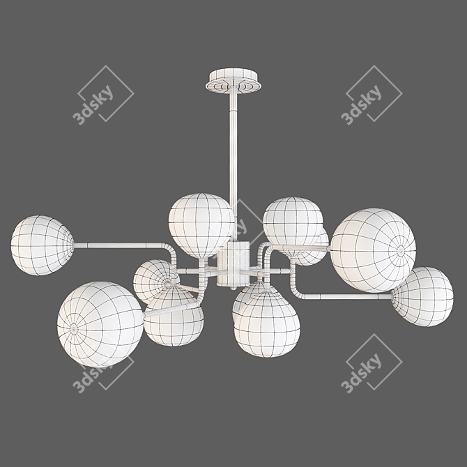 Maytoni Erich Pendant Lamp - MOD221-PL-12-G 3D model image 2