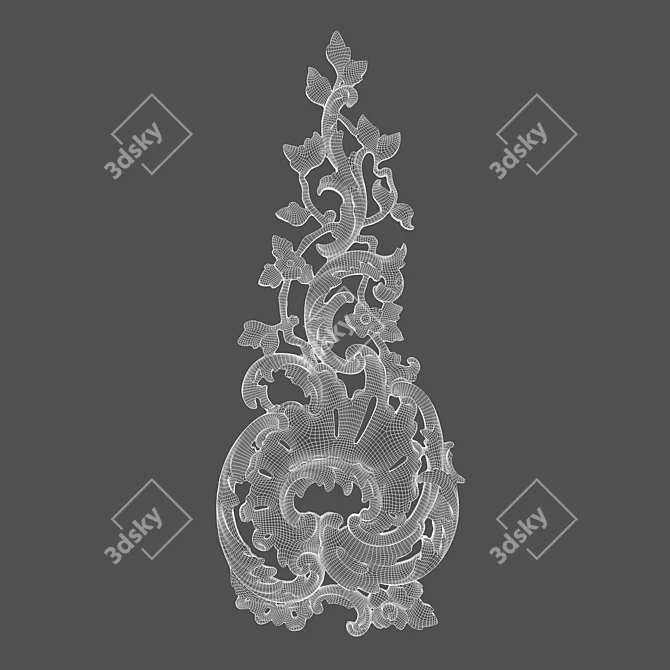 Title: RODECOR 01006RC Classic Cover Plate 3D model image 3