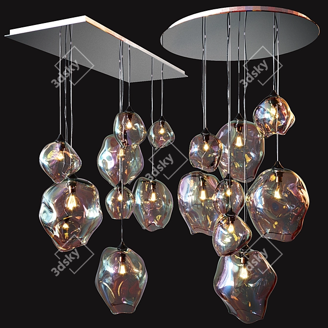 Eternal Glow Pendant: A Radiant Creation by John Pomp 3D model image 1