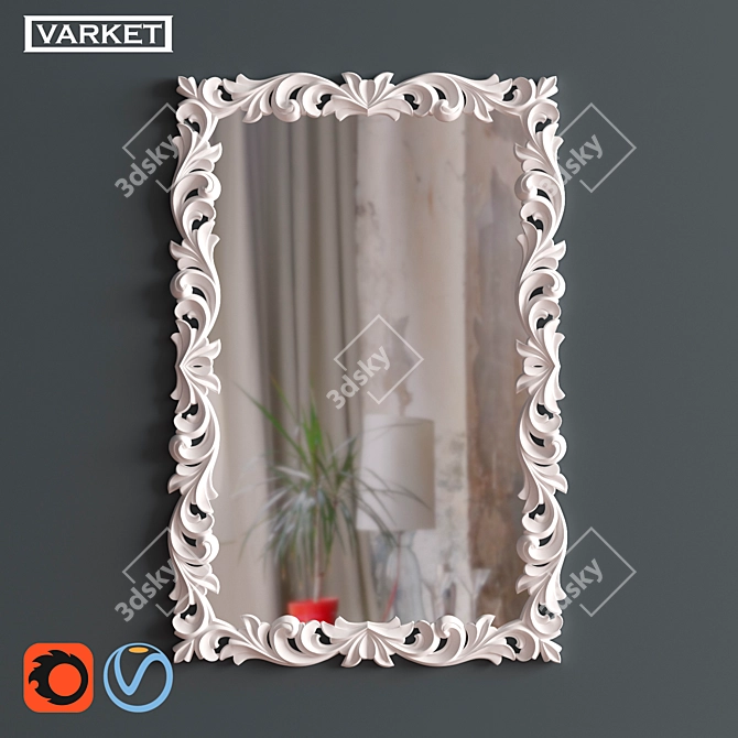 Vivo Reflective Mirror Collection 3D model image 1