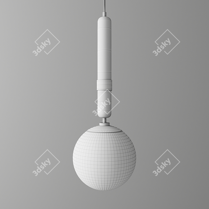 Elegant Mitzi Brielle Pendant 3D model image 3