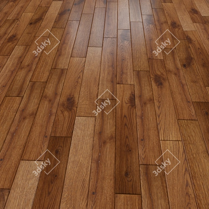 Country Collection: Global Parquet Engineered Flooring 3D model image 1