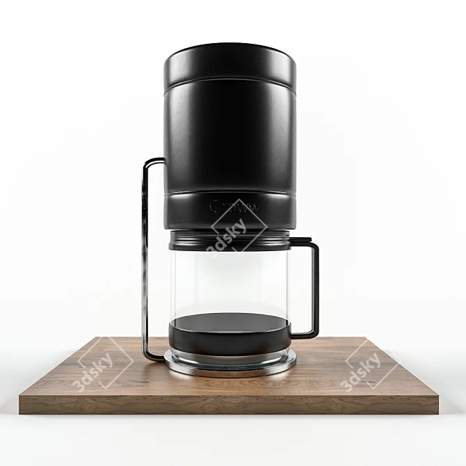 Elegant Brew: Pristine Coffee Excellence 3D model image 1