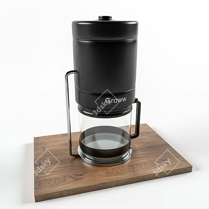 Elegant Brew: Pristine Coffee Excellence 3D model image 2