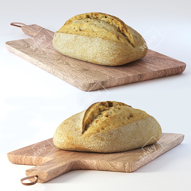 EvaSolo Nordic Board & Bread 3D model image 1