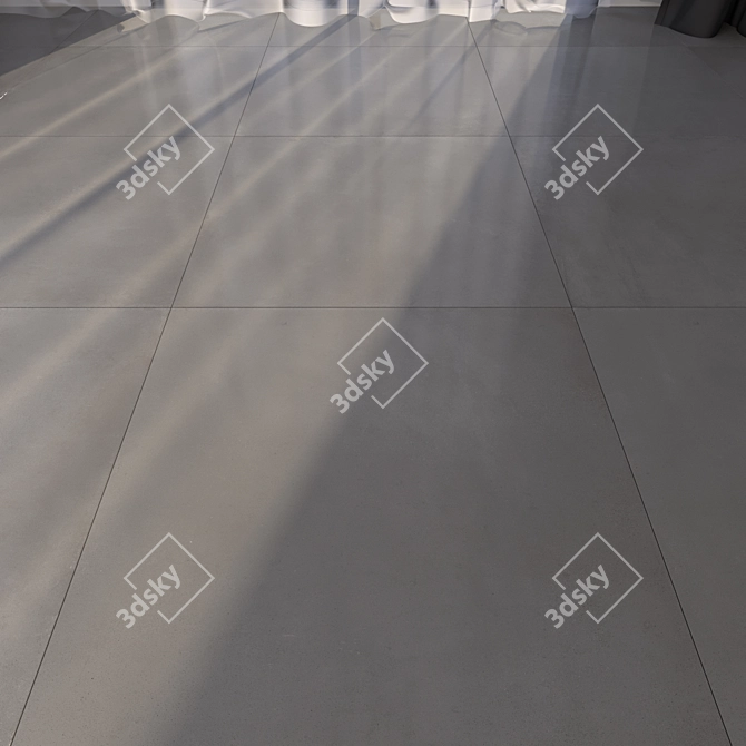 HD Marble Floor 140 Tiles 3D model image 1