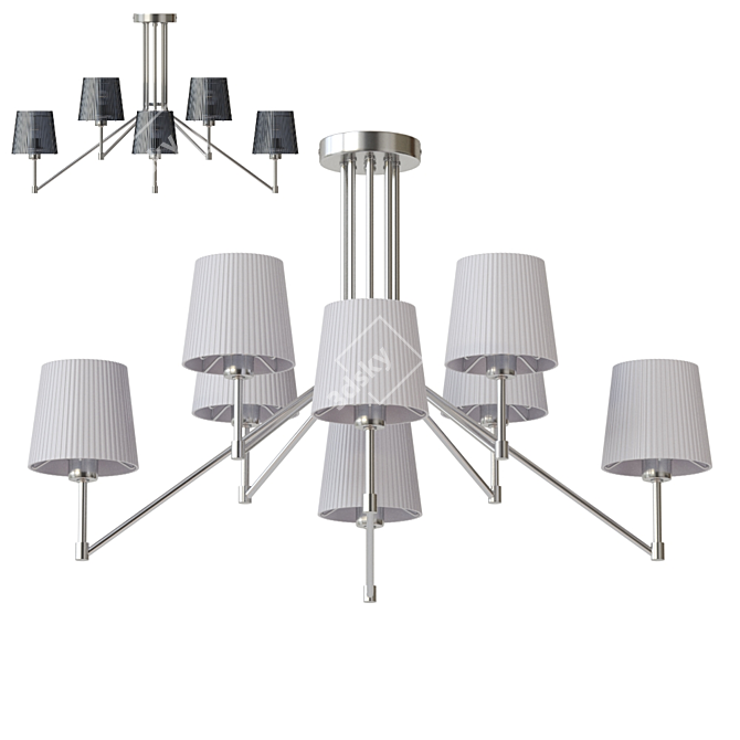 Modern MW-Light Lazio Chandelier 3D model image 1