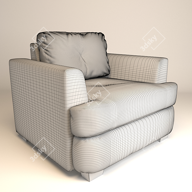 Millie Chair: Stylish and Comfortable Seating 3D model image 3