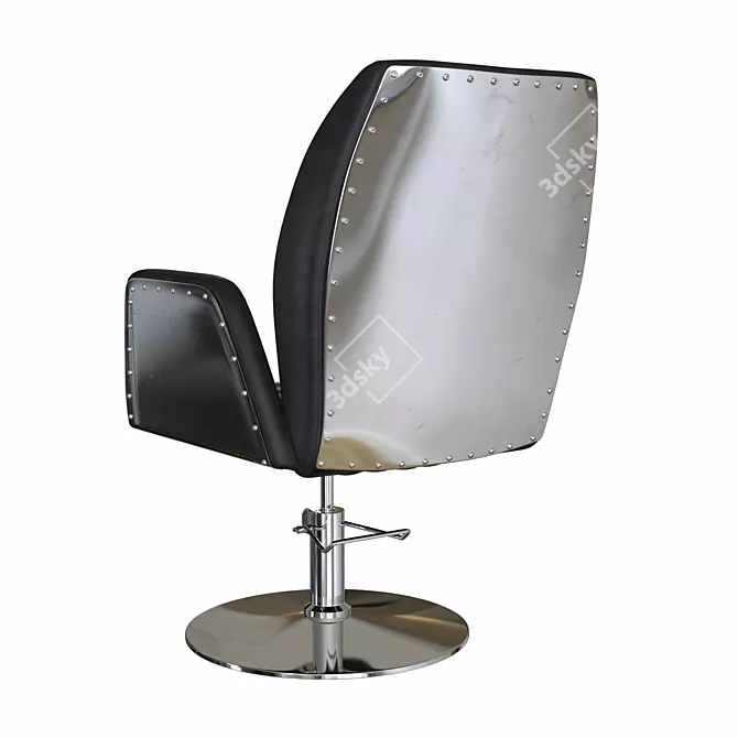 Luxury Barber Chair "Infinity" by Velmi 3D model image 2